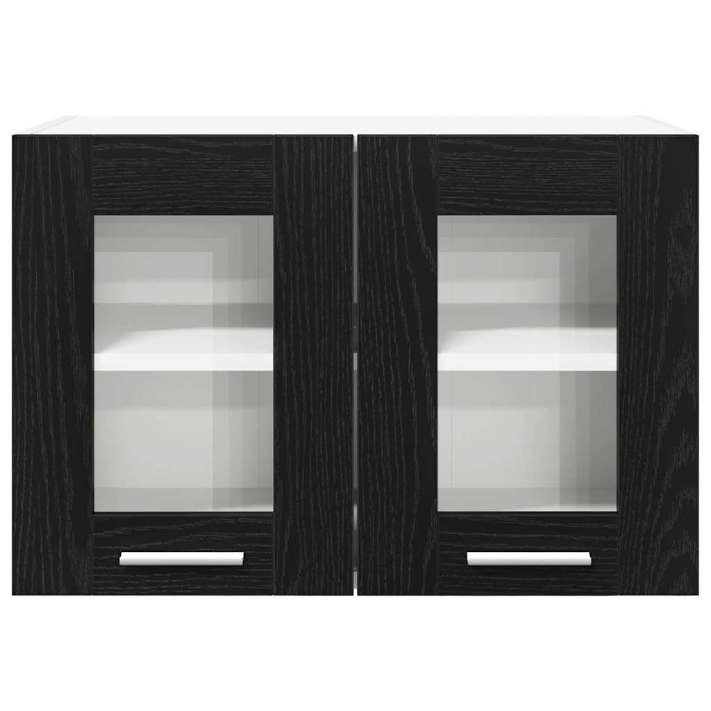Hanging Cabinet Black Oak 60 x 31 x 40 cm Engineered Wood