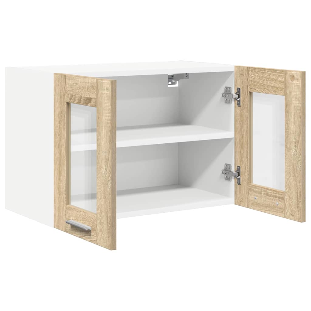Hanging Cabinet with Storage 2 pcs Sonoma Oak 60 x 31 x 40 cm