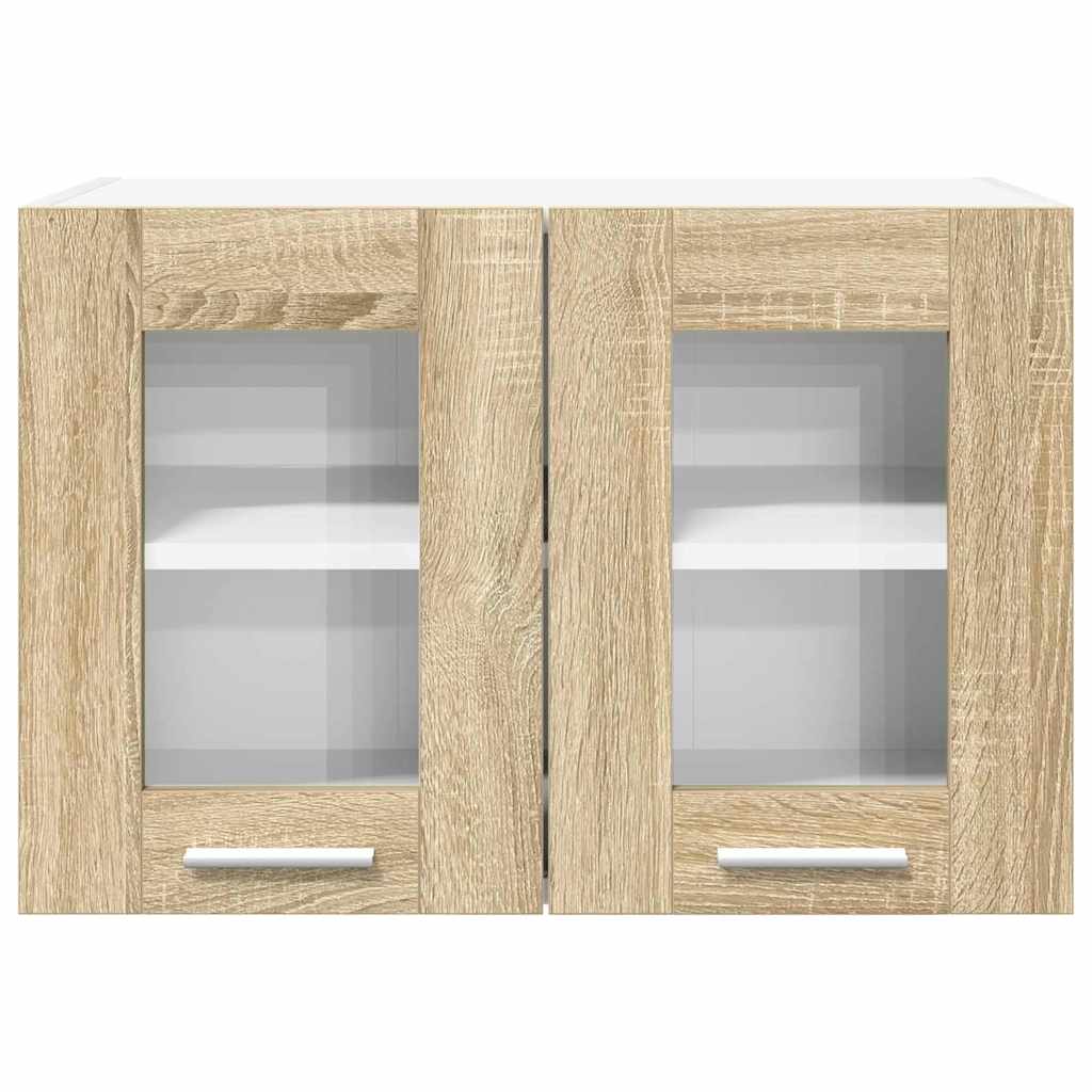 Hanging Cabinet with Storage 2 pcs Sonoma Oak 60 x 31 x 40 cm