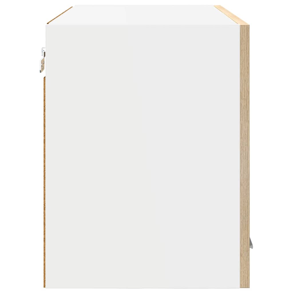 Hanging Cabinet with Storage 2 pcs Sonoma Oak 60 x 31 x 40 cm