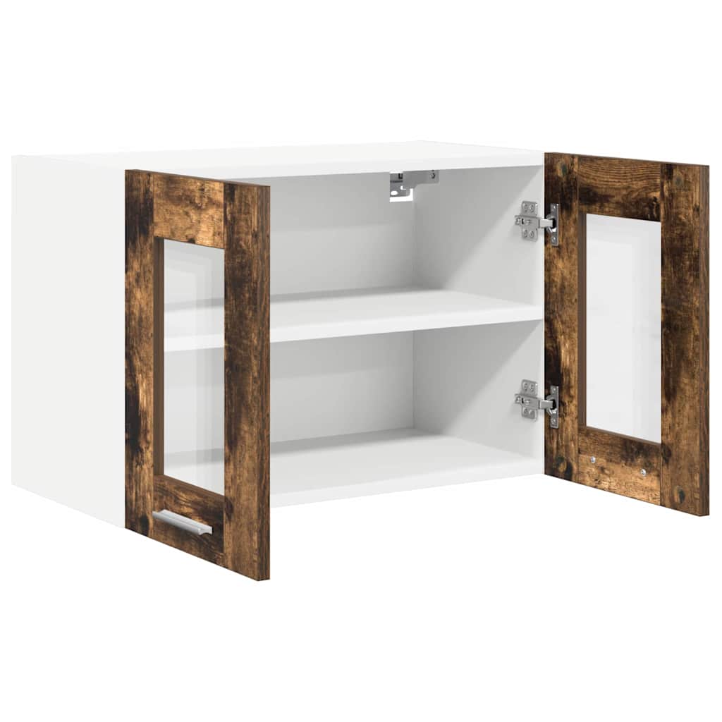 Hanging Cabinet Smoked Oak 60 x 31 x 40 cm Engineered Wood