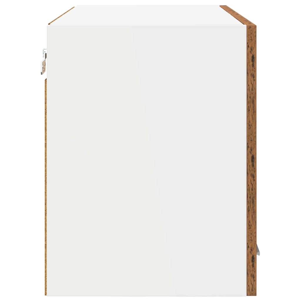 Hanging Cabinet 2 pcs Old Wood 60 x 31 x 40 cm Engineered Wood