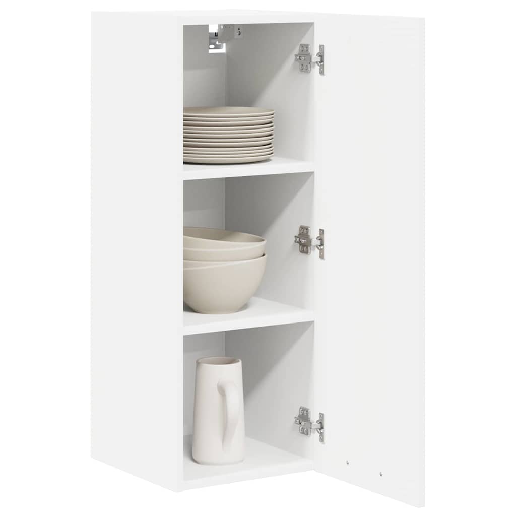 Hanging Cabinet 2 pcs White 30 x 31 x 80 cm Engineered Wood