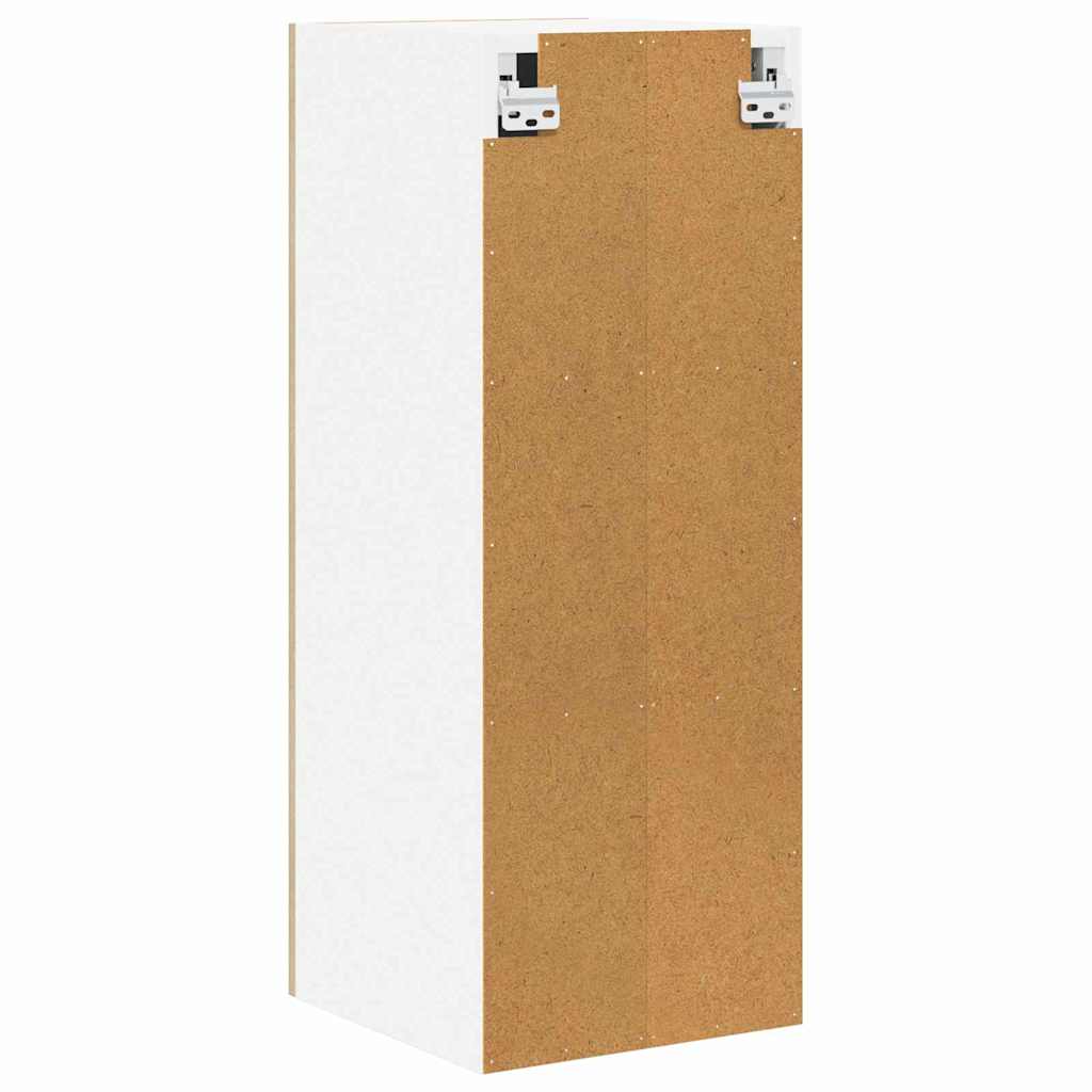 Hanging Cabinet Sonoma Oak and White 30 x 31 x 80 cm