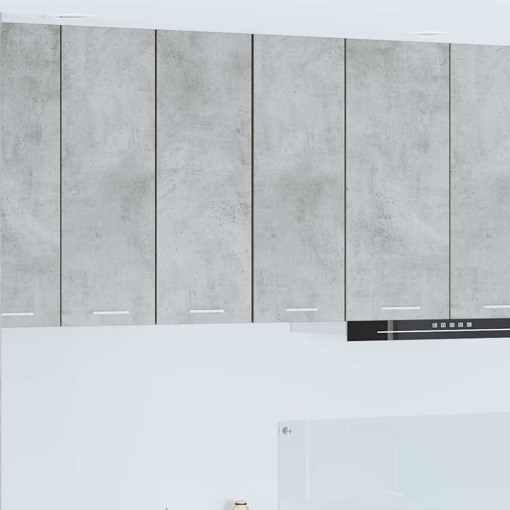 Hanging Cabinet Concrete Grey and White 30 x 31 x 80 cm