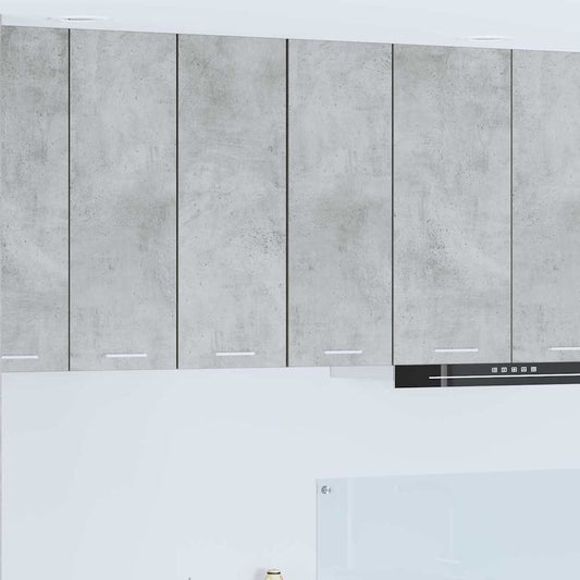 Hanging Cabinet Concrete Grey and White 30 x 31 x 80 cm
