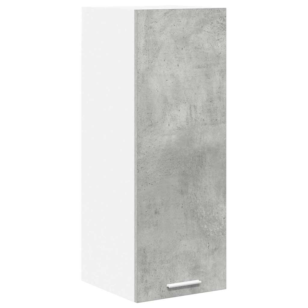 Hanging Cabinet Concrete Grey and White 30 x 31 x 80 cm