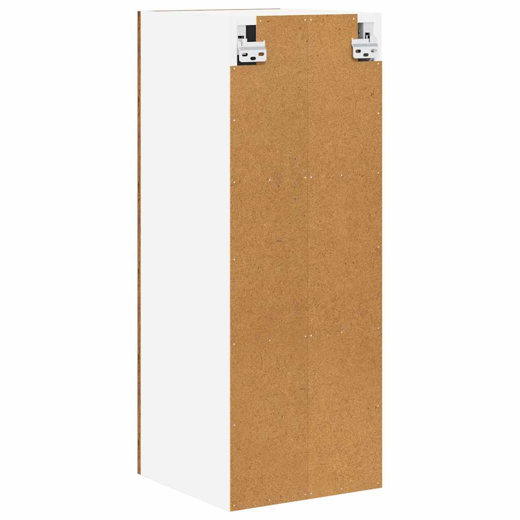 Hanging Cabinet with Storage Old Wood and White 30 x 31 x 80 cm
