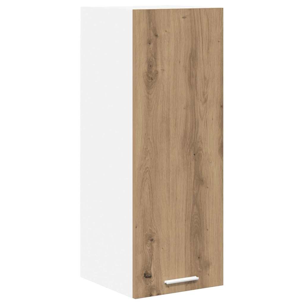 Hanging Cabinet 2 pcs Artisan Oak and White 30 x 31 x 80 cm