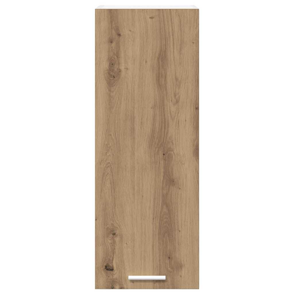 Hanging Cabinet 2 pcs Artisan Oak and White 30 x 31 x 80 cm