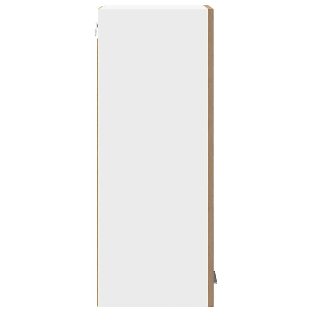 Hanging Cabinet 2 pcs Artisan Oak and White 30 x 31 x 80 cm