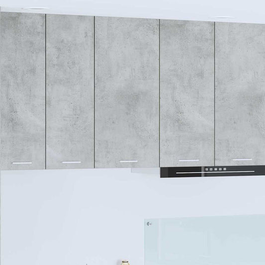 Hanging Cabinet Concrete Grey and White 40 x 31 x 80 cm