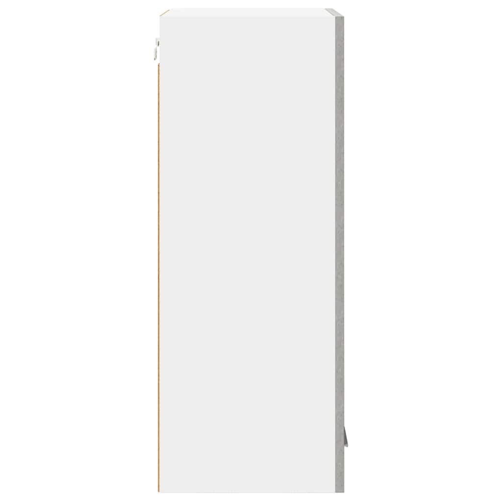 Hanging Cabinet Concrete Grey and White 40 x 31 x 80 cm