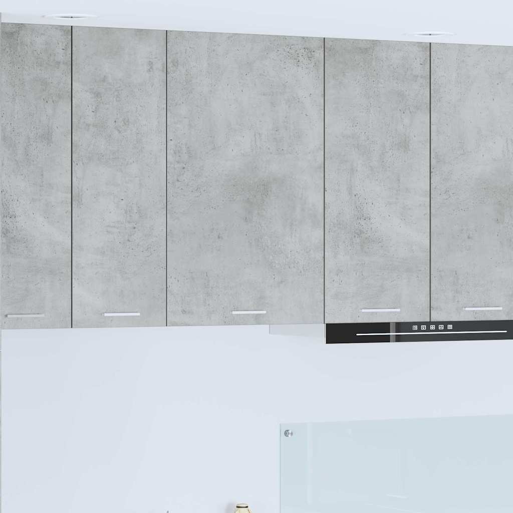Hanging Cabinet Concrete Grey and White 50 x 31 x 80 cm