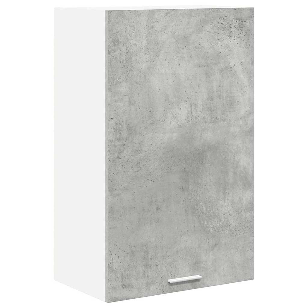 Hanging Cabinet Concrete Grey and White 50 x 31 x 80 cm