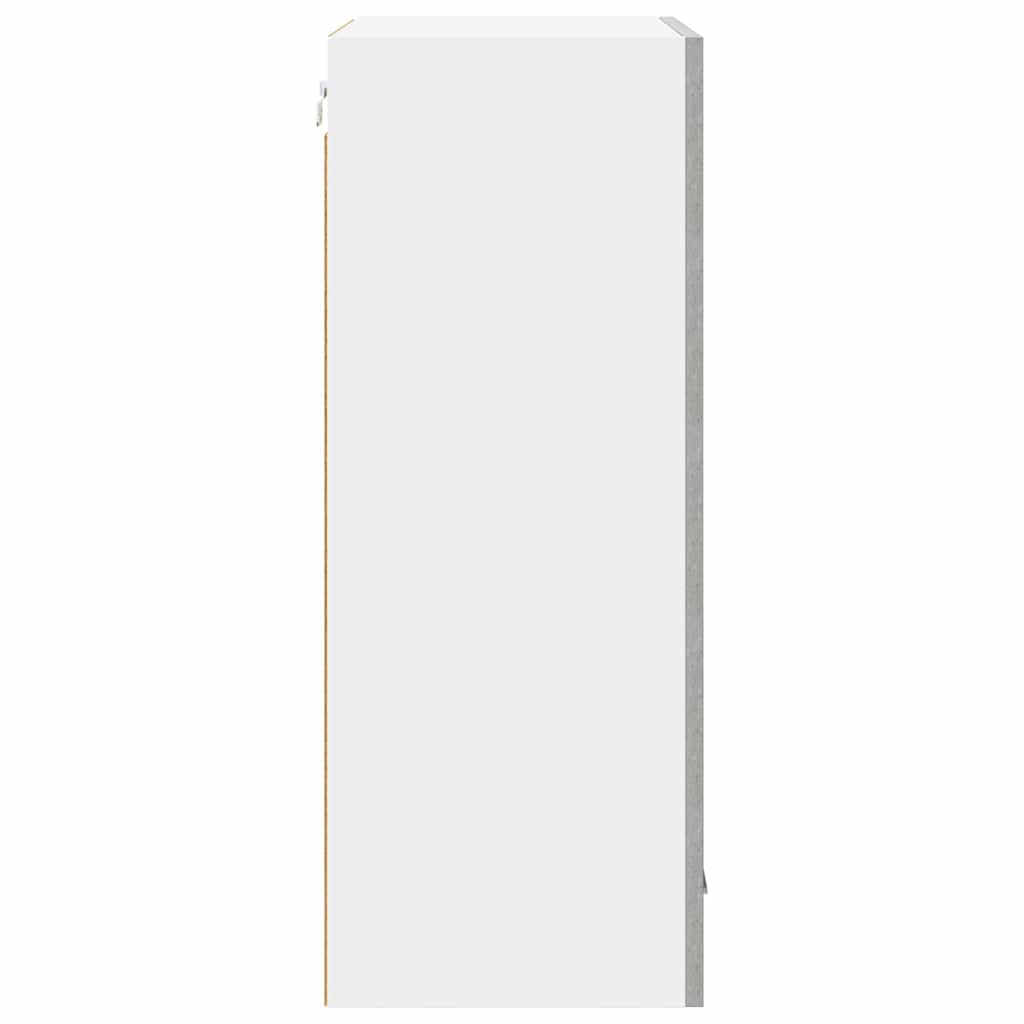 Hanging Cabinet Concrete Grey and White 50 x 31 x 80 cm