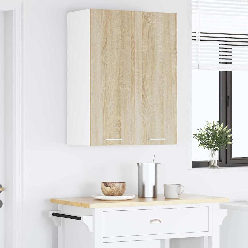 Hanging Cabinet Sonoma Oak 60 x 31 x 80 cm Engineered Wood