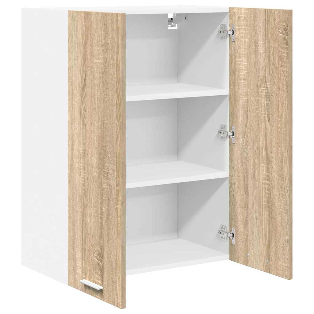 Hanging Cabinet Sonoma Oak 60 x 31 x 80 cm Engineered Wood