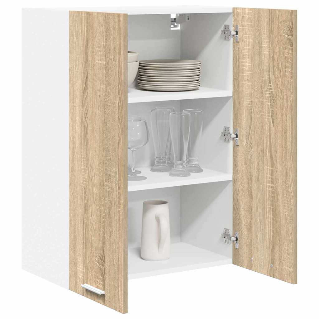 Hanging Cabinet Sonoma Oak 60 x 31 x 80 cm Engineered Wood