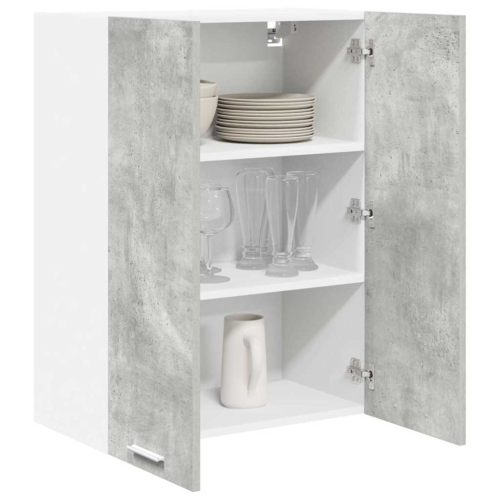 Hanging Cabinet Concrete Grey 60 x 31 x 80 cm Engineered Wood