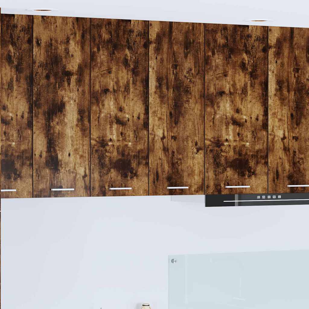 Hanging Cabinet Smoked Oak 60 x 31 x 80 cm Engineered Wood