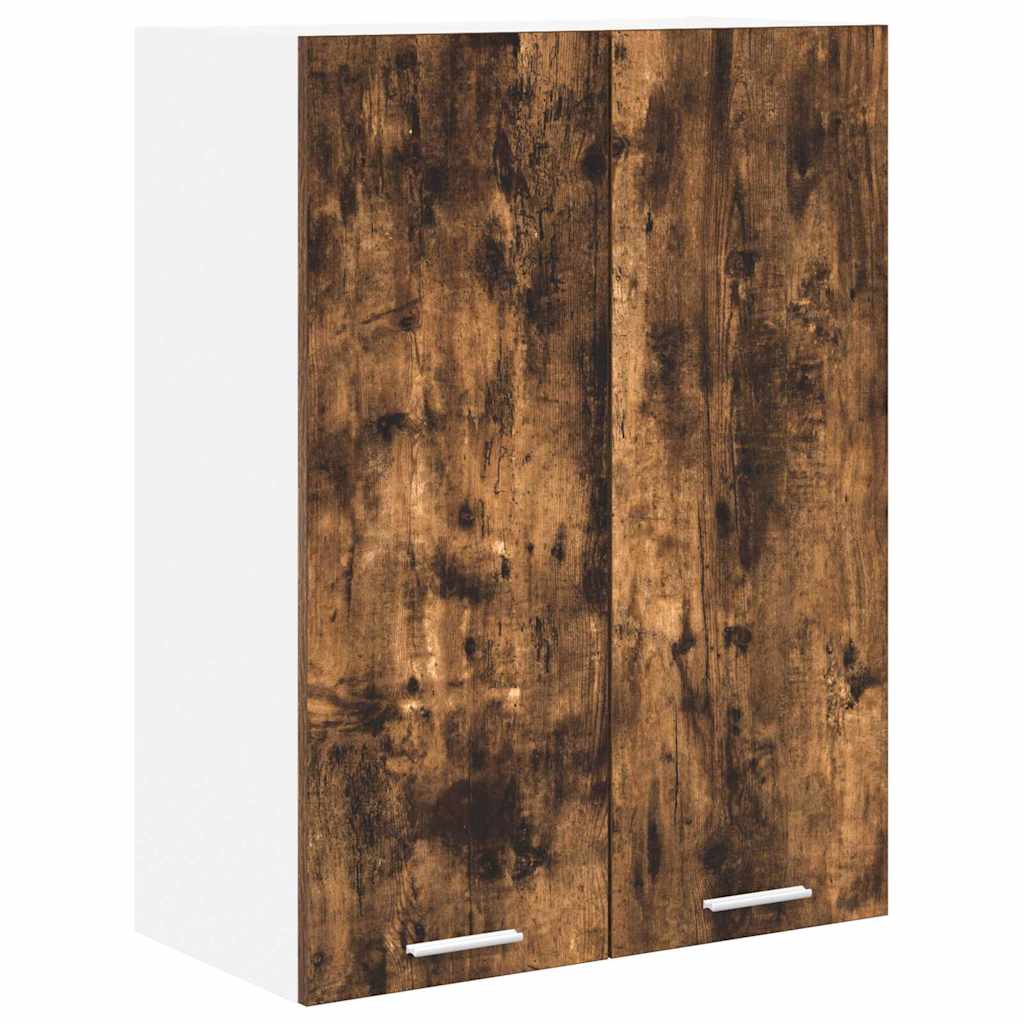 Hanging Cabinet Smoked Oak 60 x 31 x 80 cm Engineered Wood