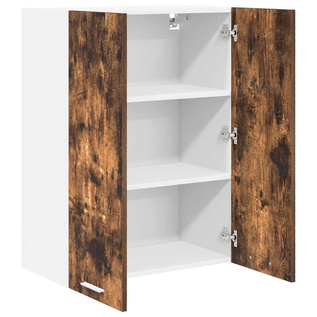 Hanging Cabinet Smoked Oak 60 x 31 x 80 cm Engineered Wood