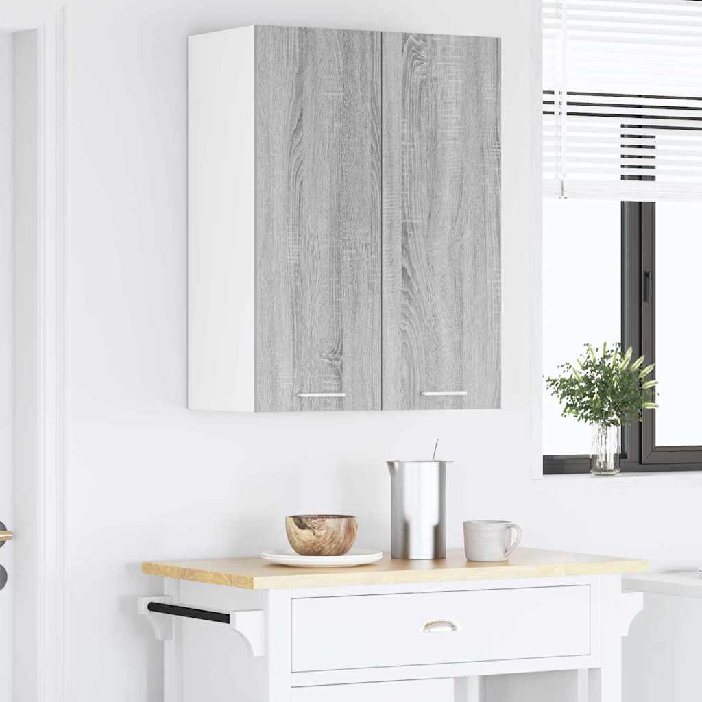Hanging Cabinet Grey Sonoma 60 x 31 x 80 cm Engineered Wood