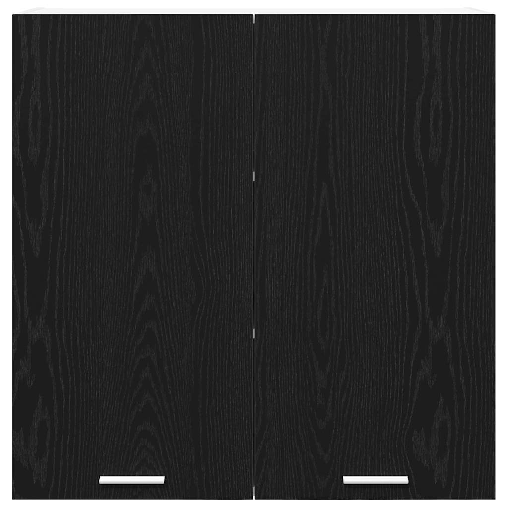 Hanging Cabinet Black Oak 80 x 31 x 80 cm Engineered Wood