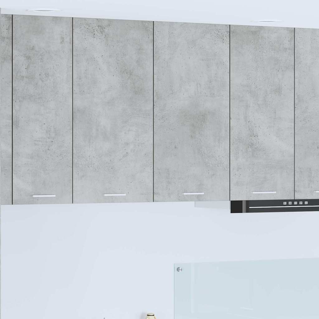 Hanging Cabinet Concrete Grey 80 x 31 x 80 cm Engineered Wood