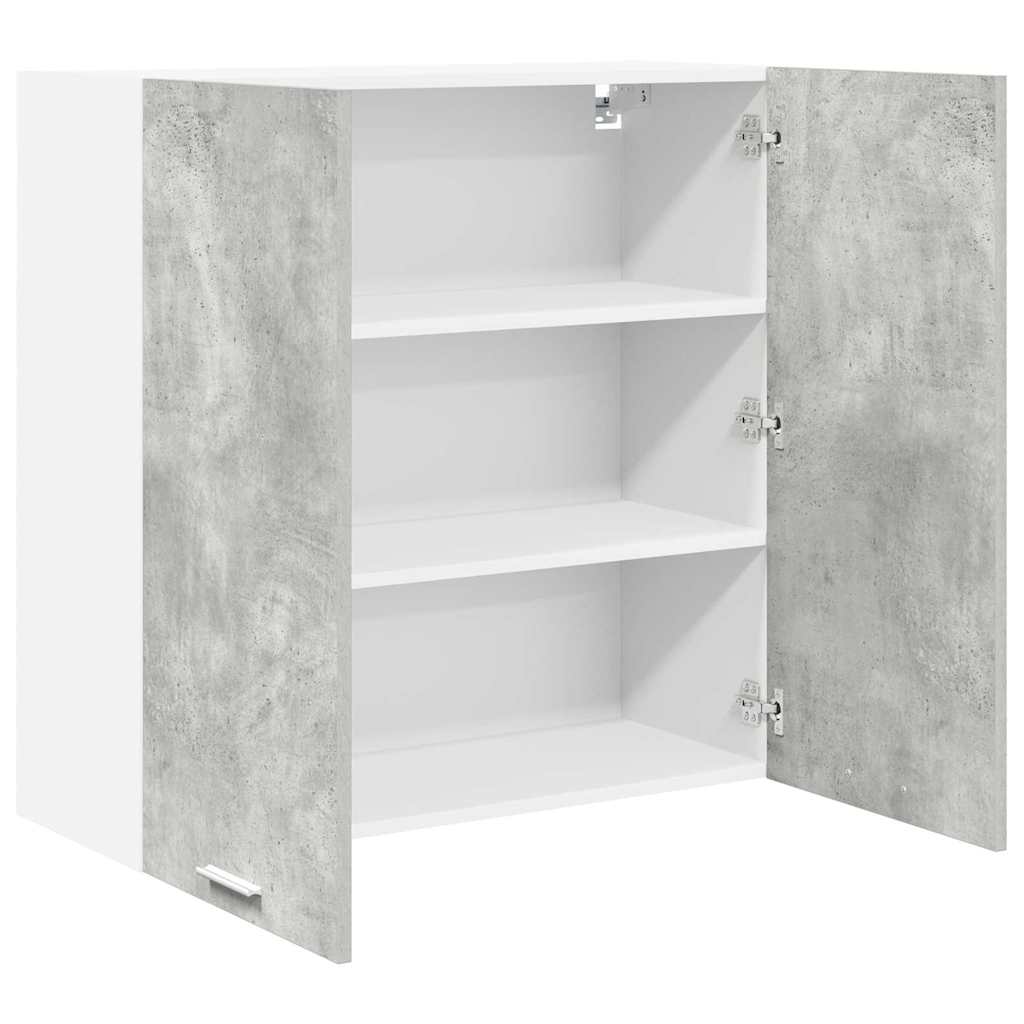 Hanging Cabinet Concrete Grey 80 x 31 x 80 cm Engineered Wood
