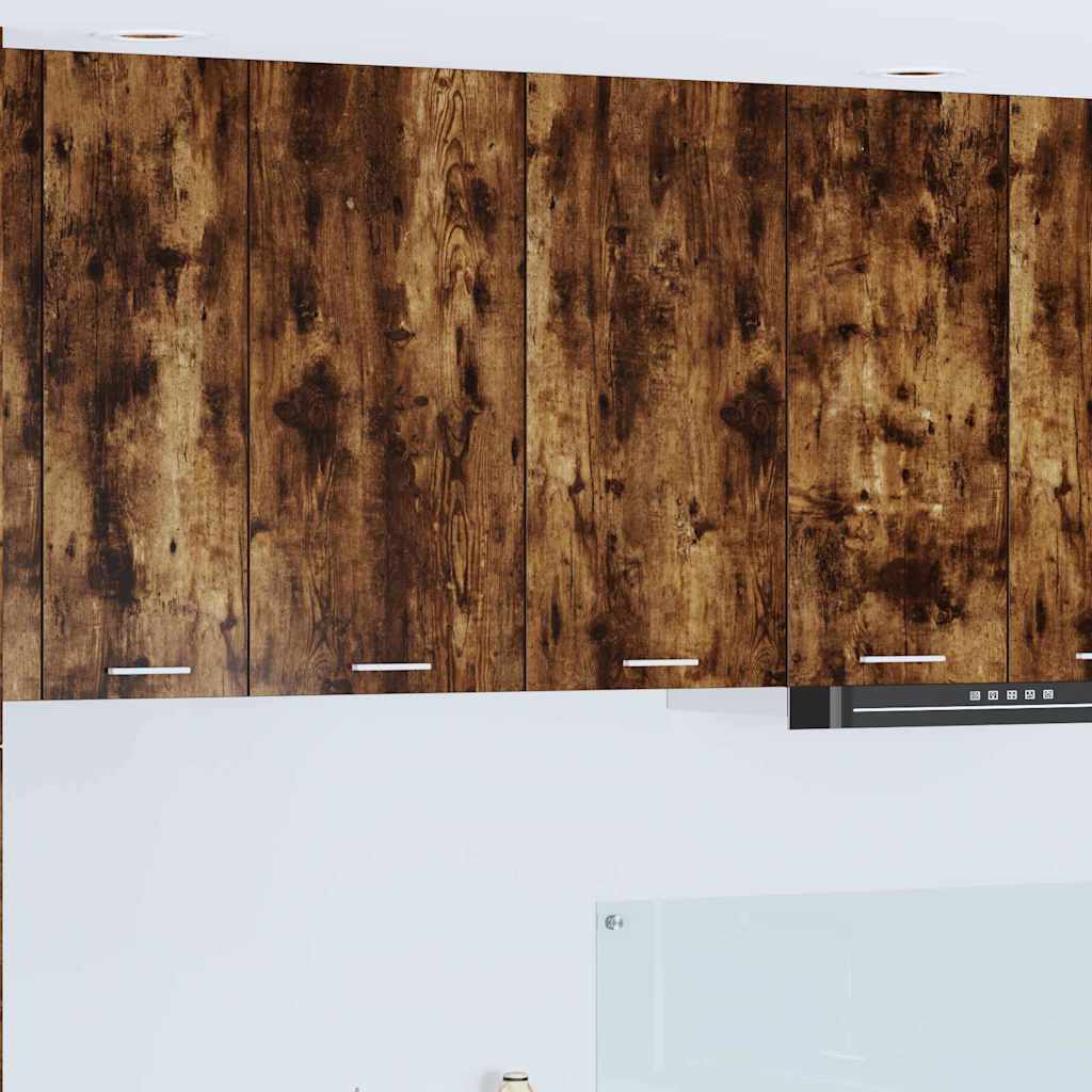 Hanging Cabinet Smoked Oak 80 x 31 x 80 cm Engineered Wood