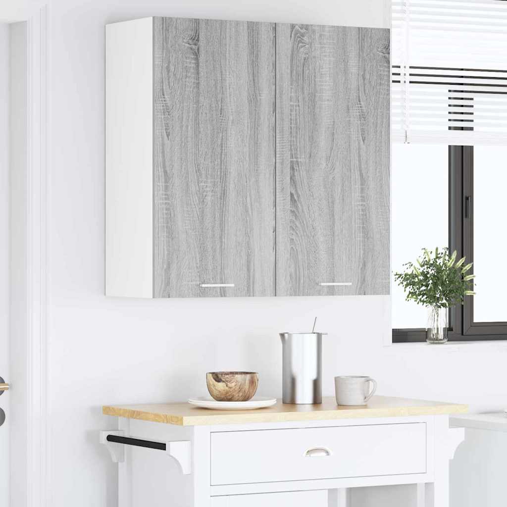 Hanging Cabinet Grey Sonoma 80 x 31 x 80 cm Engineered Wood