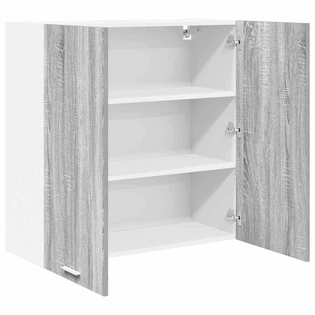 Hanging Cabinet Grey Sonoma 80 x 31 x 80 cm Engineered Wood