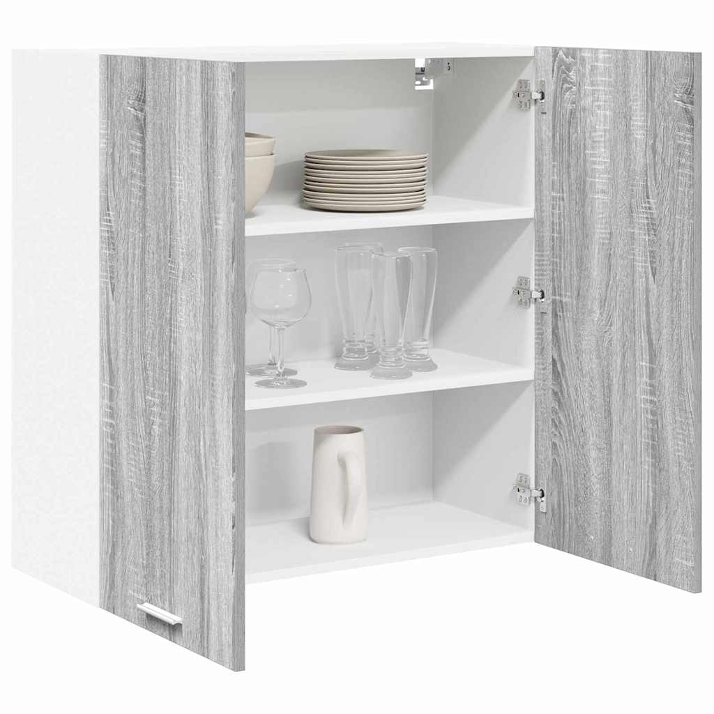 Hanging Cabinet Grey Sonoma 80 x 31 x 80 cm Engineered Wood
