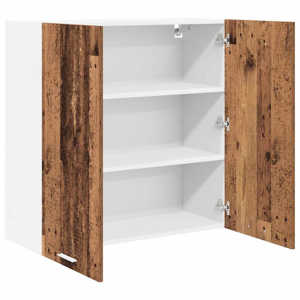 Hanging Cabinet Old Wood 80 x 31 x 80 cm Engineered Wood