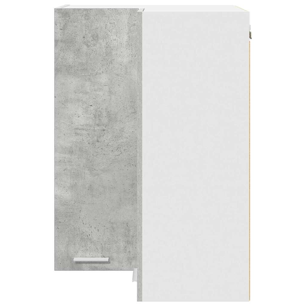 Hanging Cabinet Concrete Grey and White 57 x 57 x 80 cm