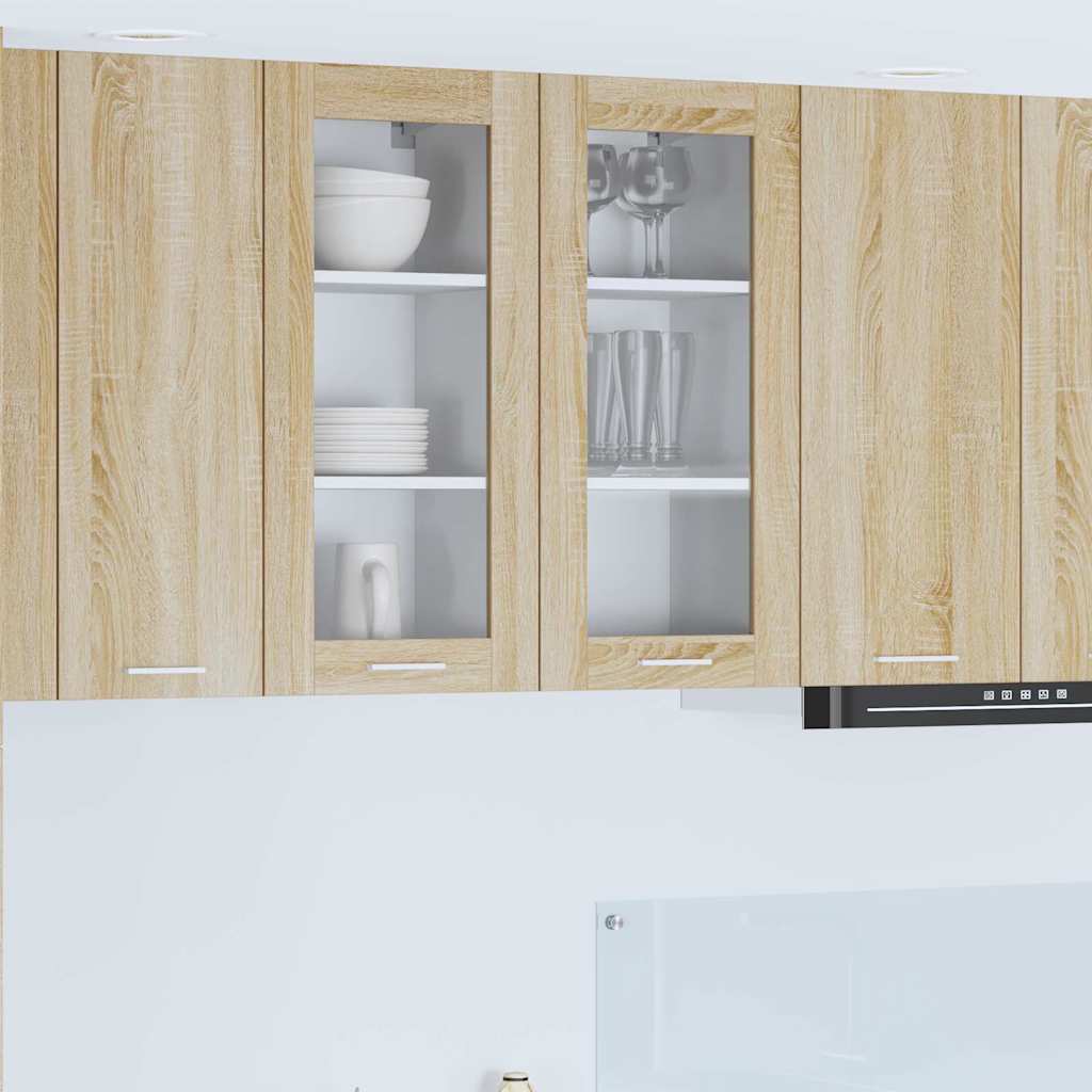 Hanging Cabinet Sonoma Oak 40 x 31 x 80 cm Engineered Wood