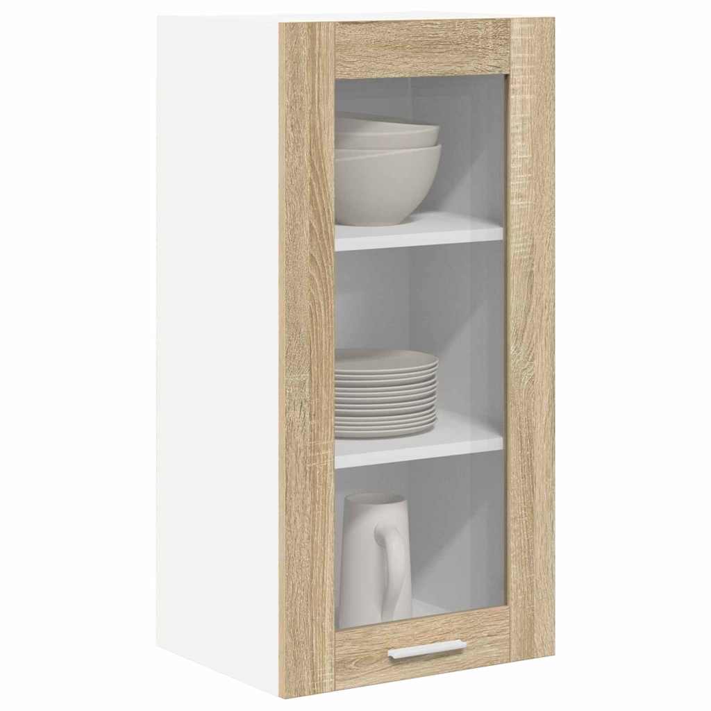 Hanging Cabinet Sonoma Oak 40 x 31 x 80 cm Engineered Wood