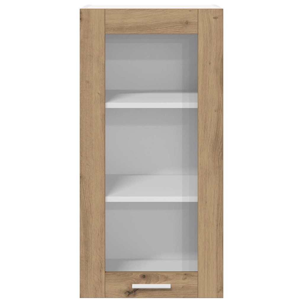 Hanging Cabinet with Storage 2 pcs Artisan Oak 40 x 31 x 80 cm