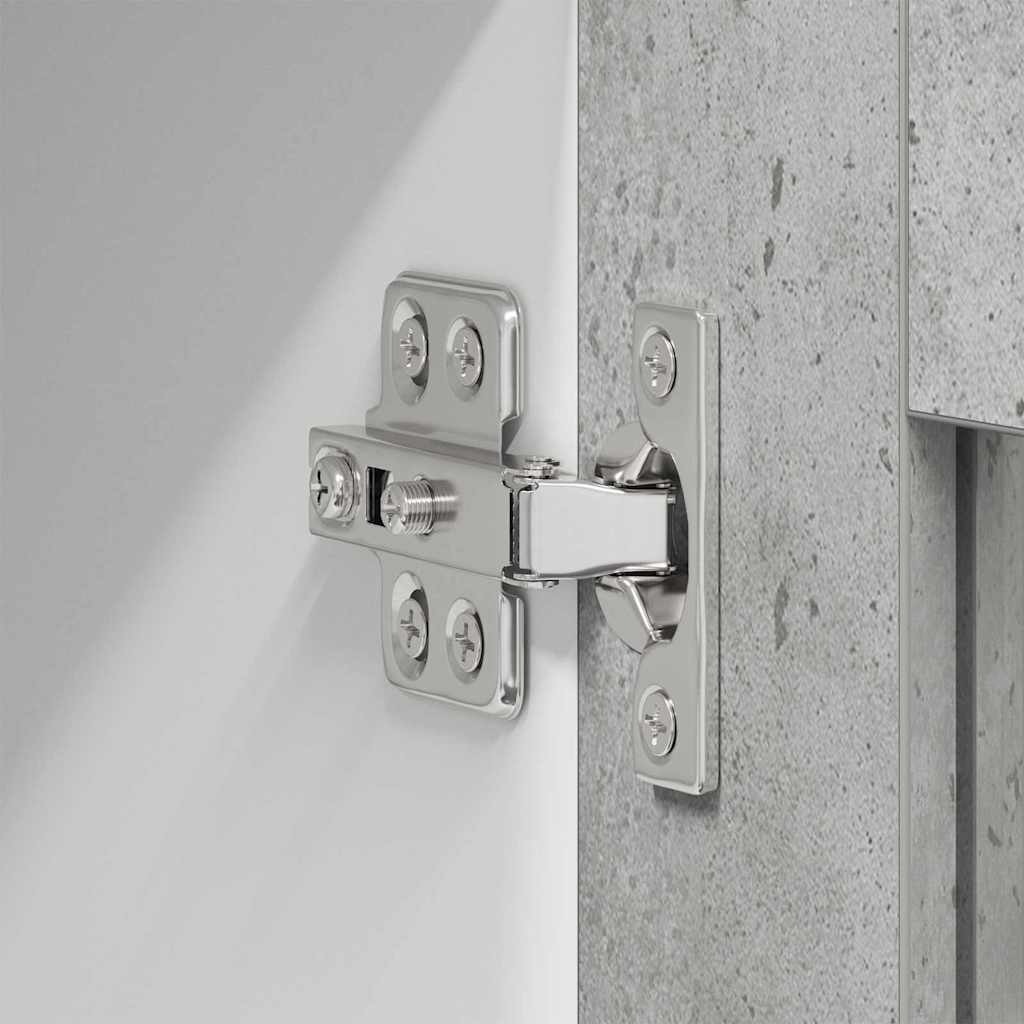 Hanging Cabinet Concrete Grey 60 x 31 x 80 cm Engineered Wood