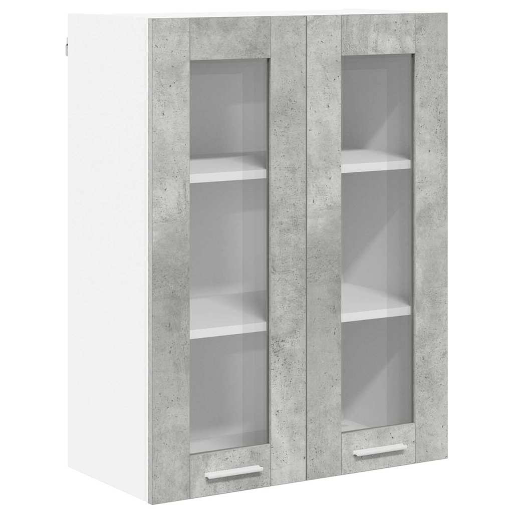 Hanging Cabinet Concrete Grey 60 x 31 x 80 cm Engineered Wood