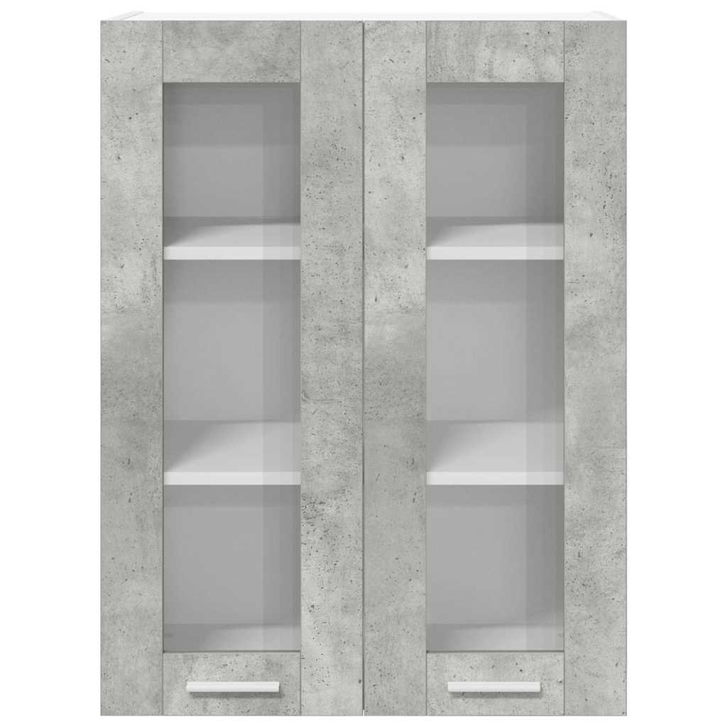 Hanging Cabinet Concrete Grey 60 x 31 x 80 cm Engineered Wood