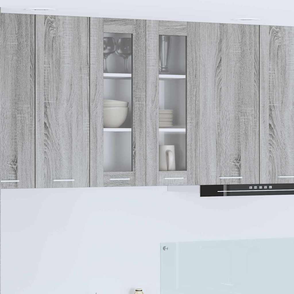 Hanging Cabinet Grey Sonoma 60 x 31 x 80 cm Engineered Wood