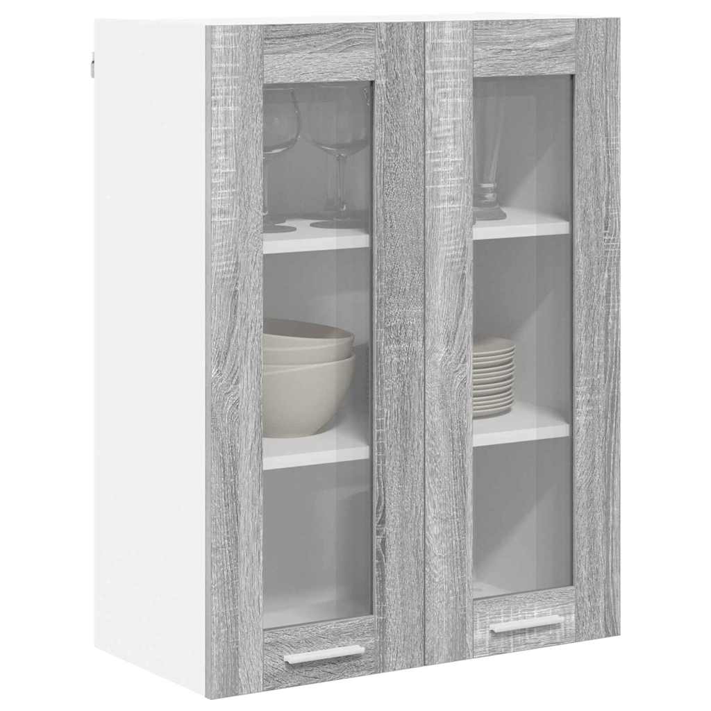 Hanging Cabinet Grey Sonoma 60 x 31 x 80 cm Engineered Wood