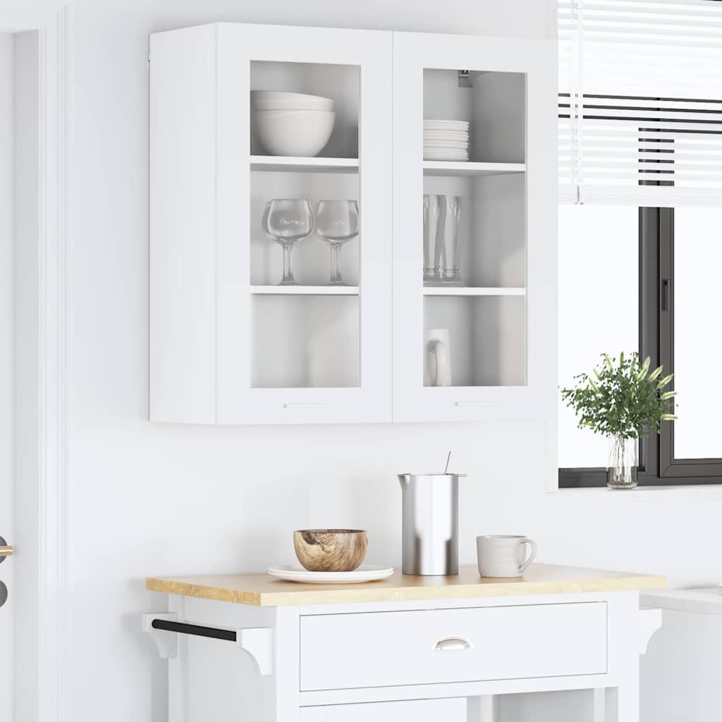 Hanging Cabinet White 80 x 31 x 80 cm Engineered Wood