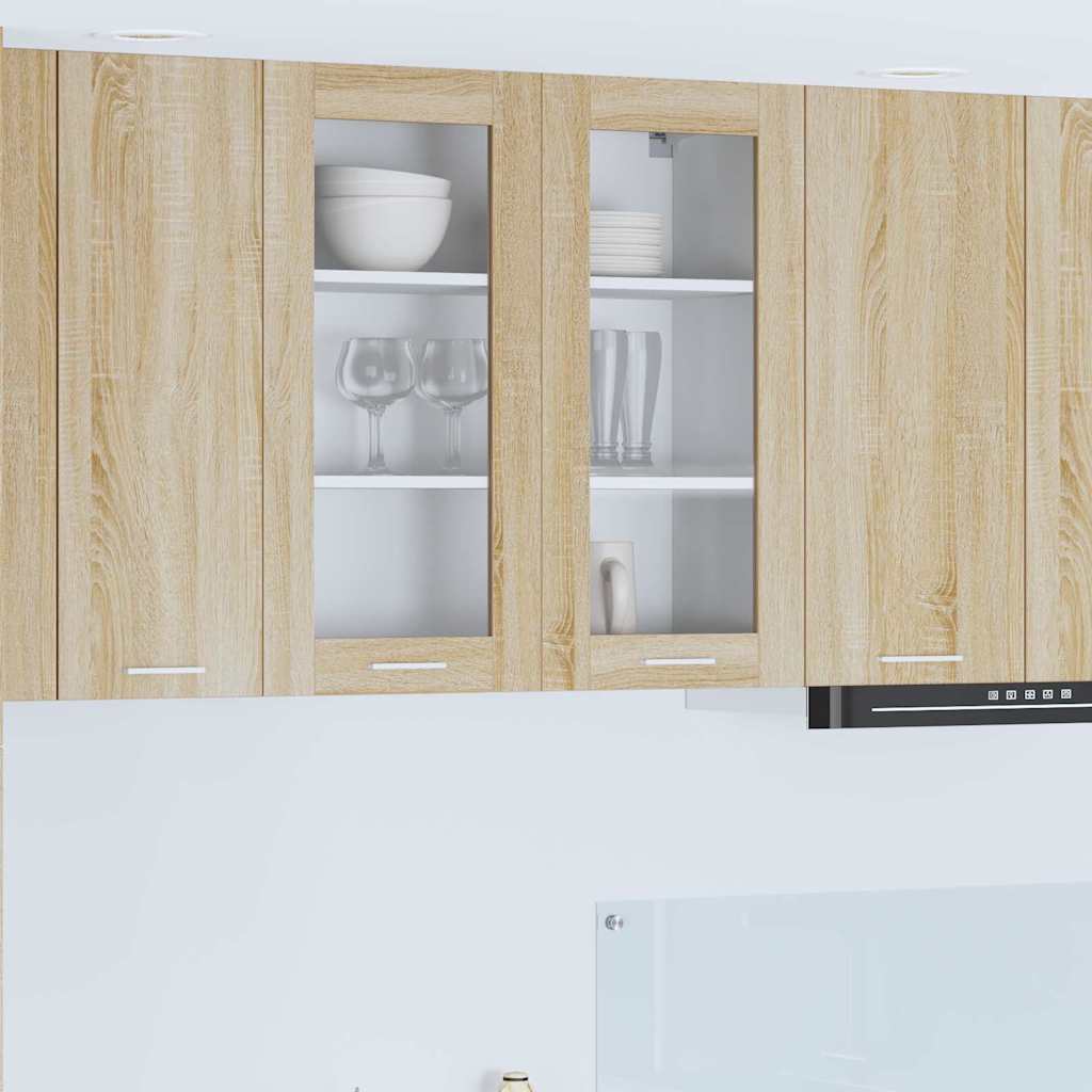 Hanging Cabinet Sonoma Oak 80 x 31 x 80 cm Engineered Wood