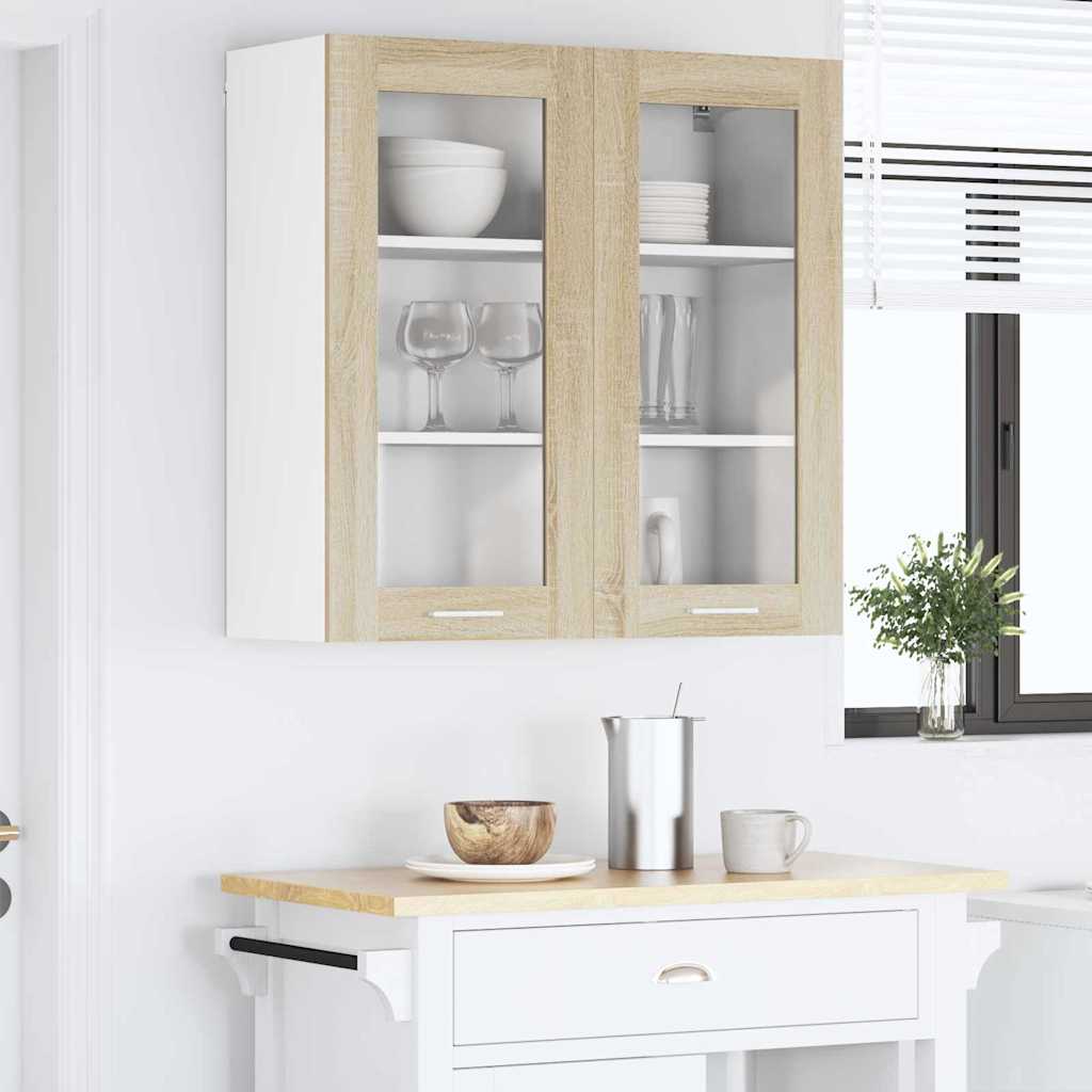 Hanging Cabinet Sonoma Oak 80 x 31 x 80 cm Engineered Wood
