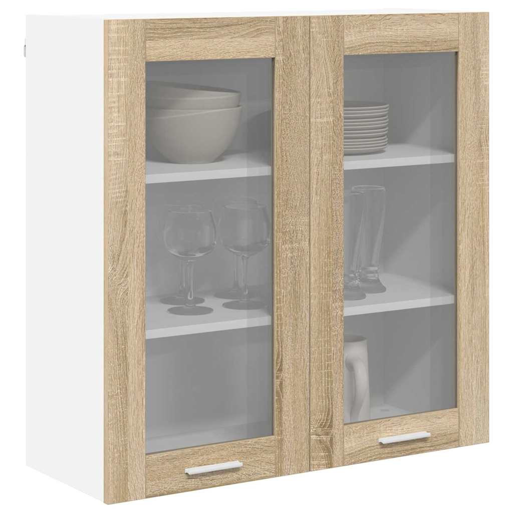 Hanging Cabinet Sonoma Oak 80 x 31 x 80 cm Engineered Wood