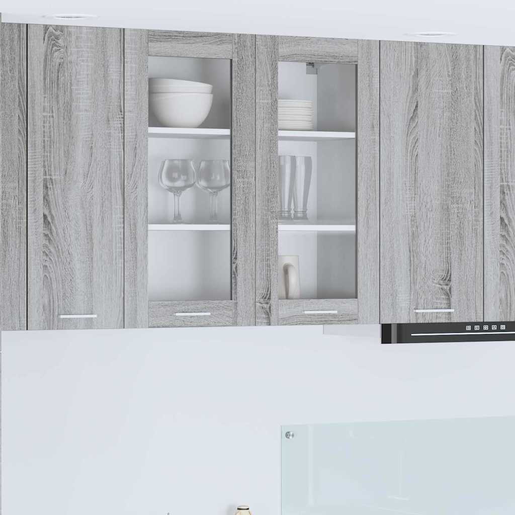 Hanging Cabinet Grey Sonoma 80 x 31 x 80 cm Engineered Wood